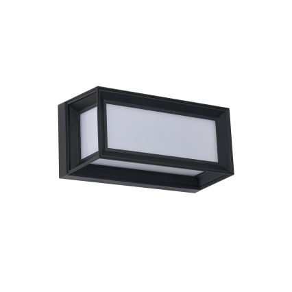 Brilagi - LED Venkovní nástěnné svítidlo se senzorem PARKER LED/12W/230V černá IP44