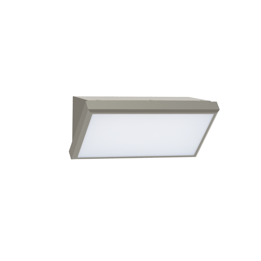 Brilagi - LED Venkovní nástěnné svítidlo se senzorem TRIANGLE LED/20W/230V šedá IP65