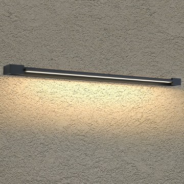 BRILAGI - LED Venkovní nástěnné svítidlo AQUA LINE LED/36W/230V 120 cm IP44 černá CRI 90