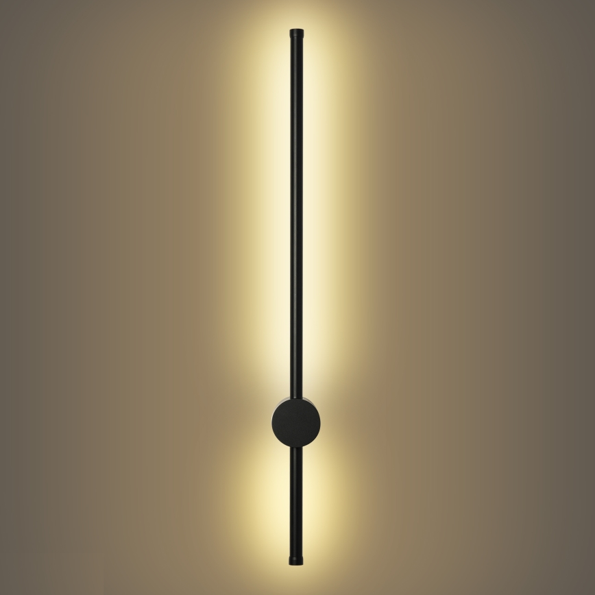 Brilagi - LED Venkovní nástěnné svítidlo AURA LED/12W/230V 3000K IP54 65 cm černá CRI 90