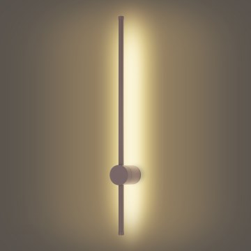 Brilagi - LED Venkovní nástěnné svítidlo AURA LED/12W/230V 3000K IP54 65 cm hnědá CRI 90