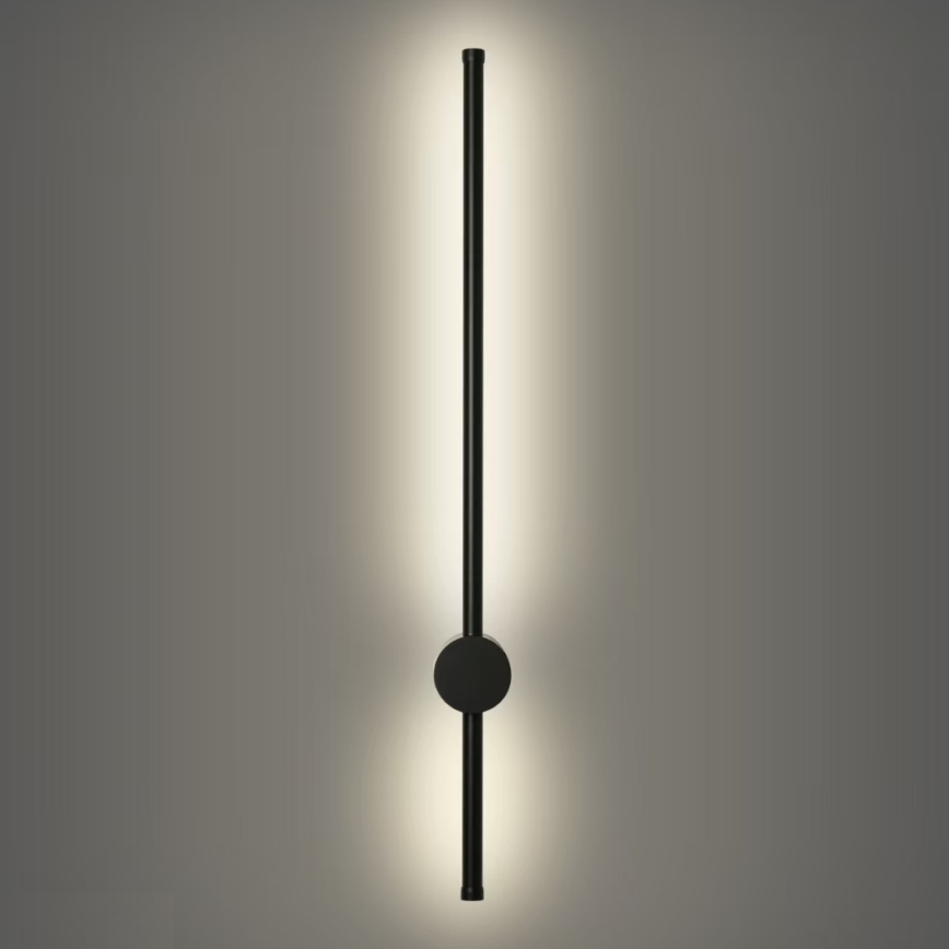 Brilagi - LED Venkovní nástěnné svítidlo AURA LED/12W/230V 4000K IP54 65 cm černá CRI 90
