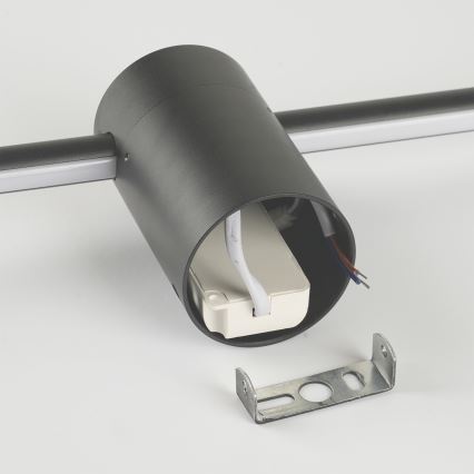 Brilagi - LED Venkovní nástěnné svítidlo AURA LED/12W/230V 4000K IP54 65 cm antracit