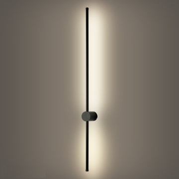 Brilagi - LED Venkovní nástěnné svítidlo AURA LED/20W/230V 4000K IP54 97 cm černá