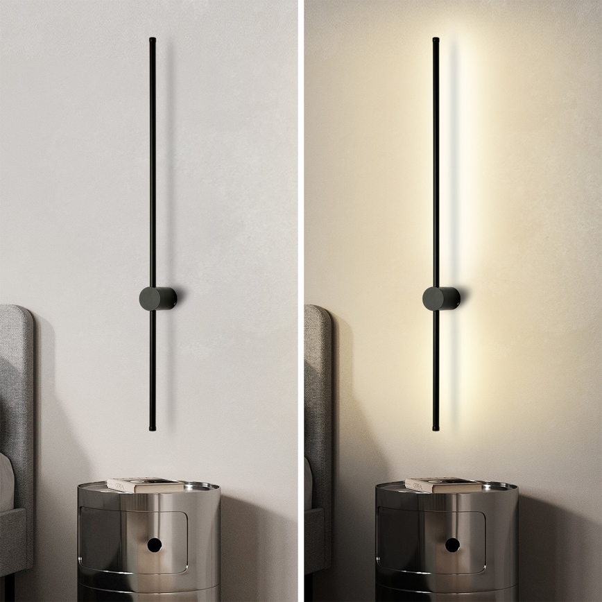Brilagi - LED Venkovní nástěnné svítidlo AURA LED/20W/230V 4000K IP54 97 cm černá