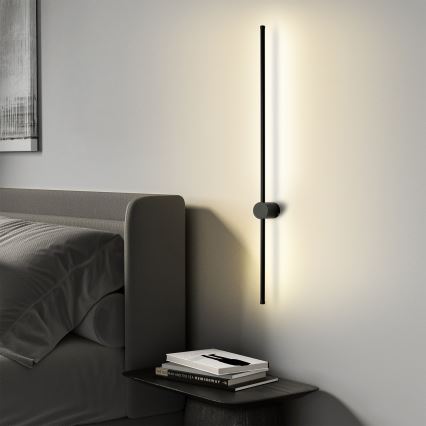 Brilagi - LED Venkovní nástěnné svítidlo AURA LED/20W/230V 4000K IP54 97 cm černá
