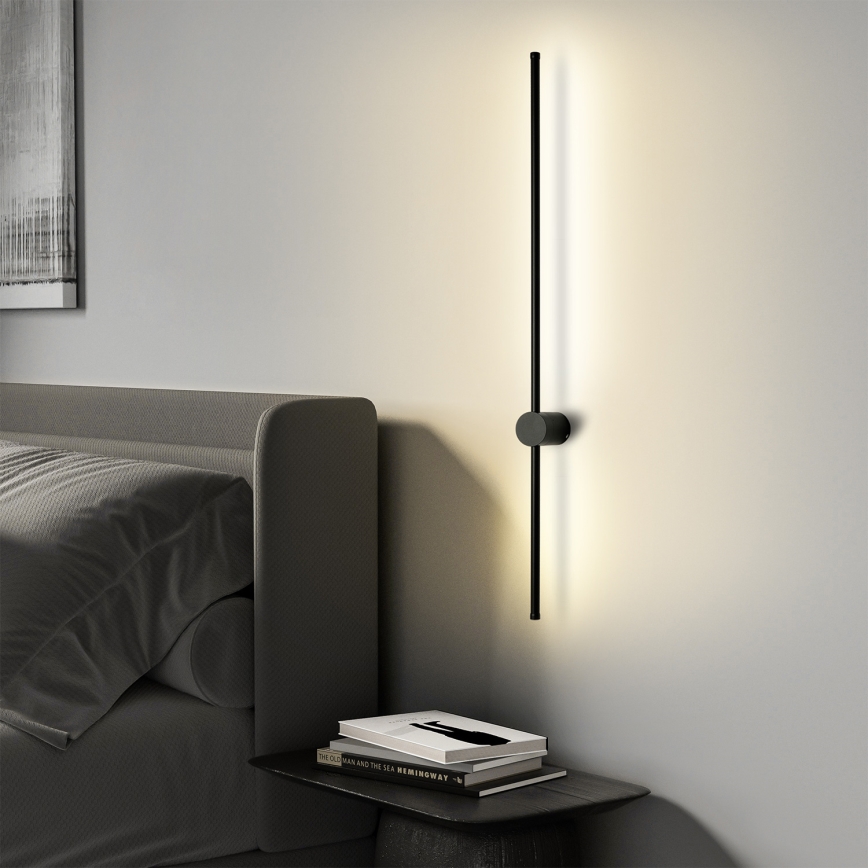 Brilagi - LED Venkovní nástěnné svítidlo AURA LED/20W/230V 4000K IP54 97 cm černá