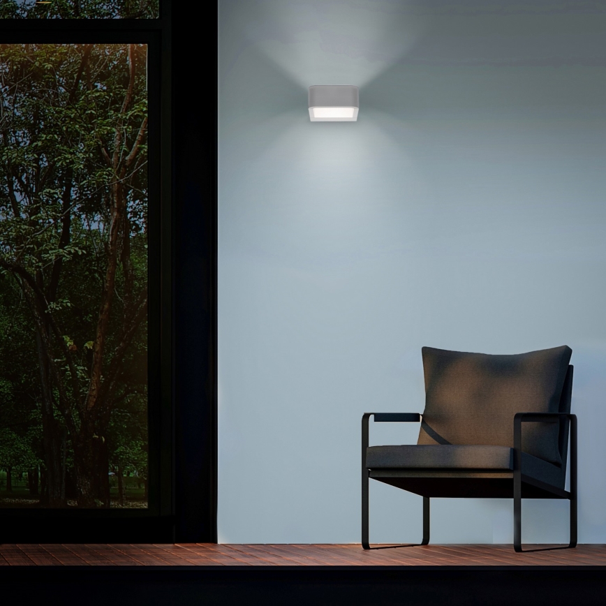 Brilagi - LED Venkovní nástěnné svítidlo BARI LED/7W/230V 3000/4000/6000K bílá IP54