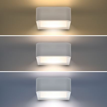 Brilagi - LED Venkovní nástěnné svítidlo BARI LED/7W/230V 3000/4000/6000K bílá IP54