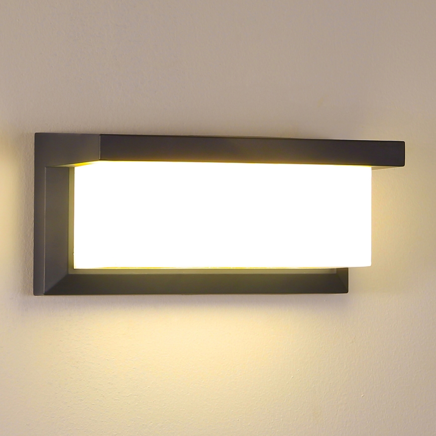 Brilagi - LED Venkovní nástěnné svítidlo BRICKY LED/12W/230V antracit IP54
