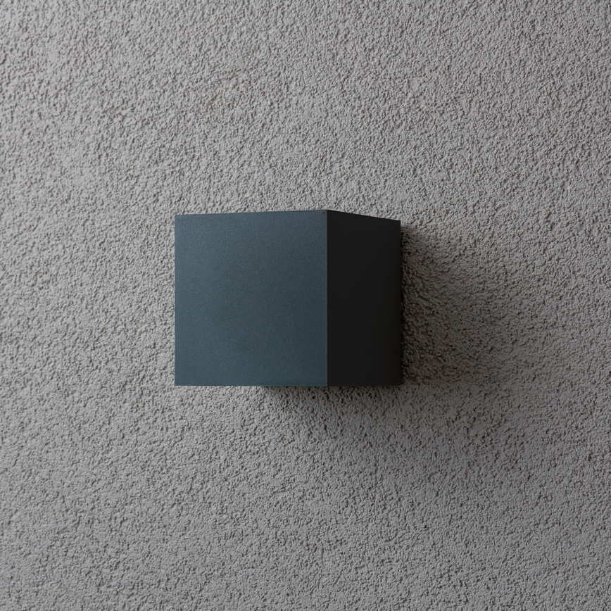 Brilagi - LED Venkovní nástěnné svítidlo CUBE LED/6W/230V antracit IP54