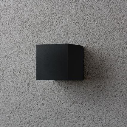 Brilagi - LED Venkovní nástěnné svítidlo CUBE LED/6W/230V černá IP54
