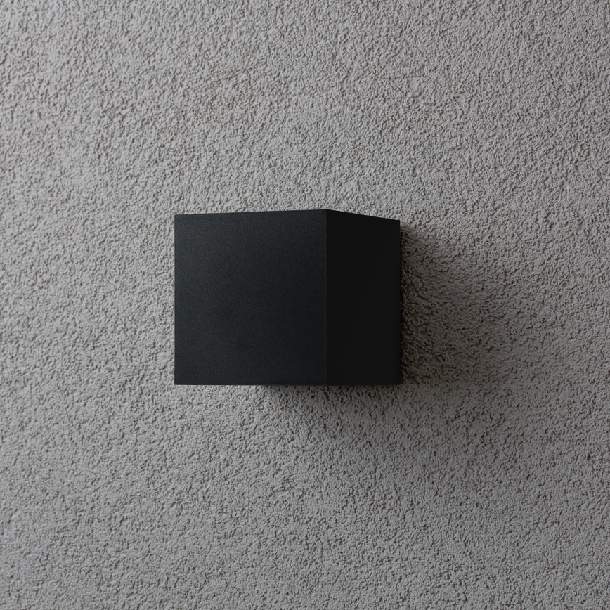 Brilagi - LED Venkovní nástěnné svítidlo CUBE LED/6W/230V černá IP54