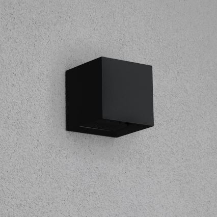 Brilagi - LED Venkovní nástěnné svítidlo CUBE LED/6W/230V černá IP54