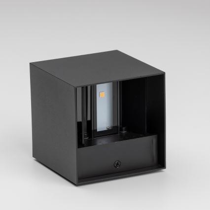 Brilagi - LED Venkovní nástěnné svítidlo CUBE LED/6W/230V černá IP54