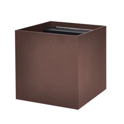 Brilagi - LED Venkovní nástěnné svítidlo CUBE LED/6W/230V hnědá IP54