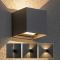 Brilagi - LED Venkovní nástěnné svítidlo CUBE LED/6W/230V šedá IP54