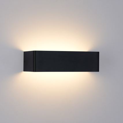 Brilagi - LED Venkovní nástěnné svítidlo DONNANI LED/12W/230V 30 cm černá IP44