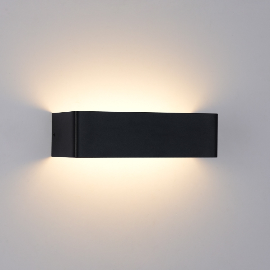 Brilagi - LED Venkovní nástěnné svítidlo DONNANI LED/12W/230V 30 cm černá IP44