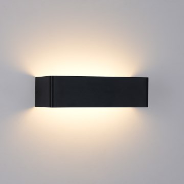 Brilagi - LED Venkovní nástěnné svítidlo DONNANI LED/12W/230V černá IP44