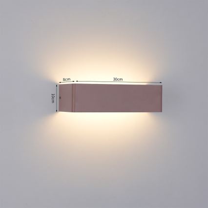 Brilagi - LED Venkovní nástěnné svítidlo DONNANI LED/12W/230V hnědá IP44