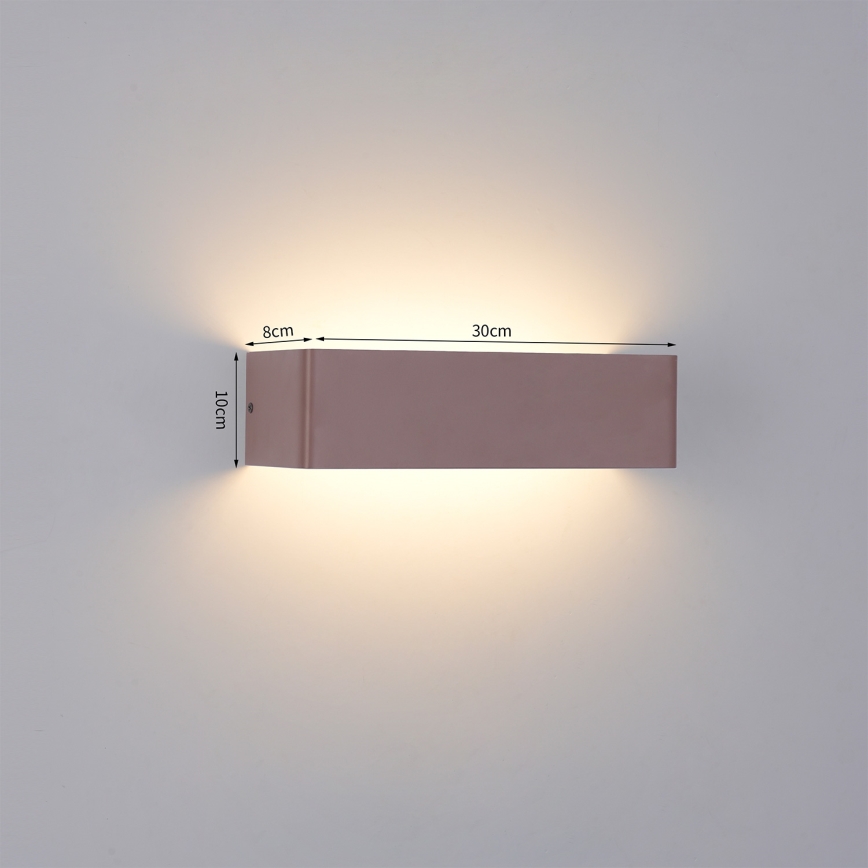 Brilagi - LED Venkovní nástěnné svítidlo DONNANI LED/12W/230V hnědá IP44