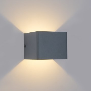Brilagi - LED Venkovní nástěnné svítidlo DONNANI LED/5W/230V 10 cm antracit IP44