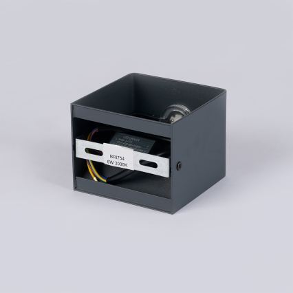 Brilagi - LED Venkovní nástěnné svítidlo DONNANI LED/5W/230V antracit IP44