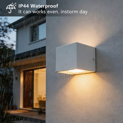 Brilagi - LED Venkovní nástěnné svítidlo DONNANI LED/5W/230V bílá IP44