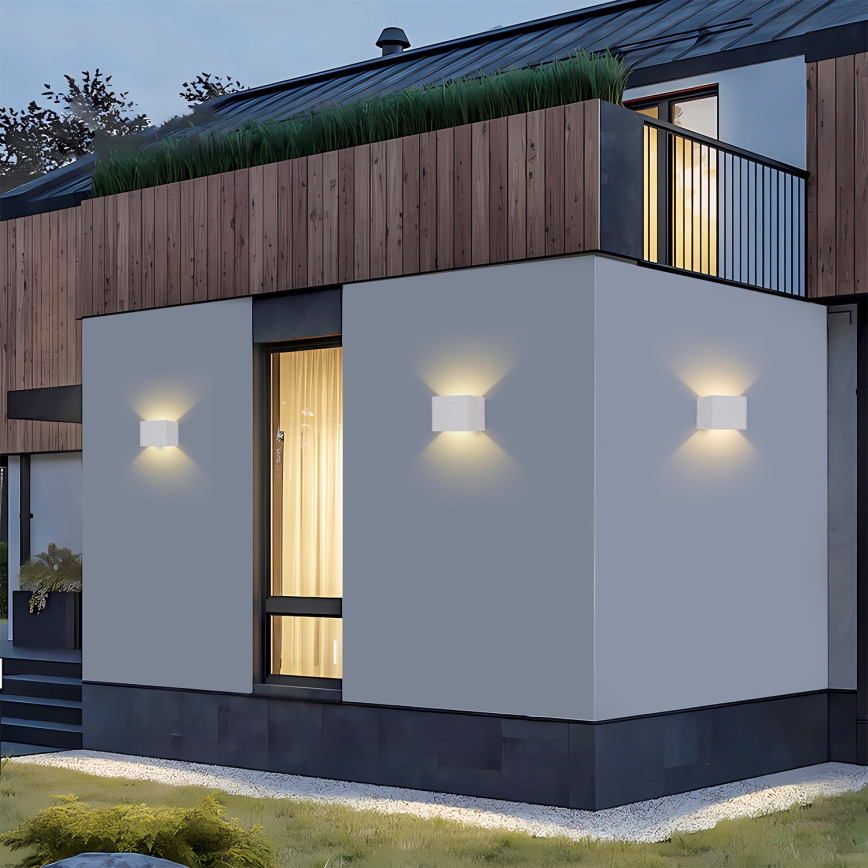 Brilagi - LED Venkovní nástěnné svítidlo DONNANI LED/5W/230V bílá IP44