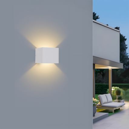 Brilagi - LED Venkovní nástěnné svítidlo DONNANI LED/5W/230V bílá IP44
