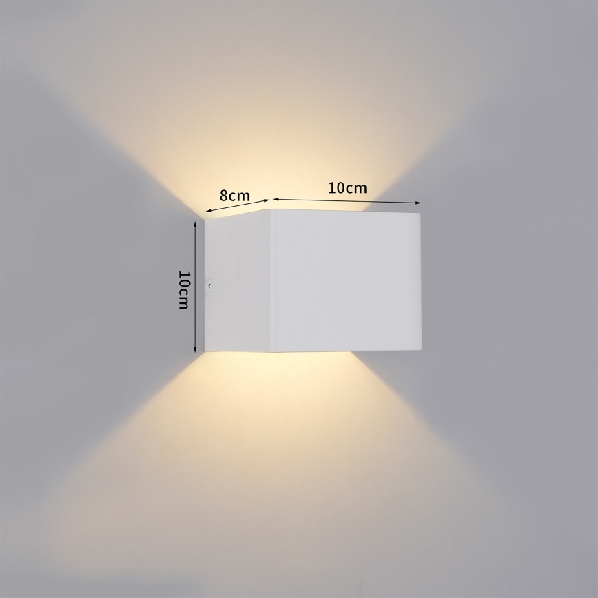 Brilagi - LED Venkovní nástěnné svítidlo DONNANI LED/5W/230V bílá IP44