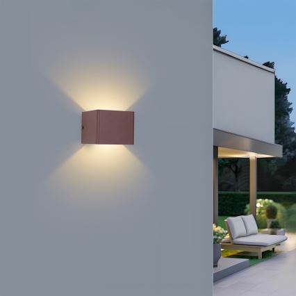 Brilagi - LED Venkovní nástěnné svítidlo DONNANI LED/5W/230V hnědá IP44