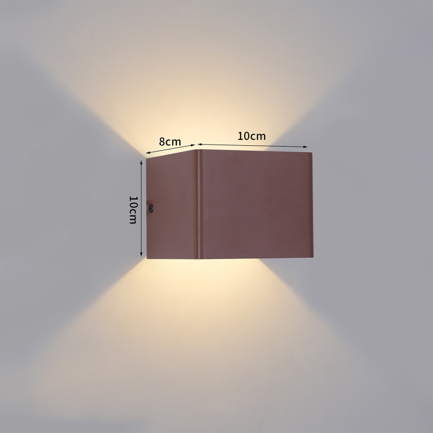 Brilagi - LED Venkovní nástěnné svítidlo DONNANI LED/5W/230V hnědá IP44