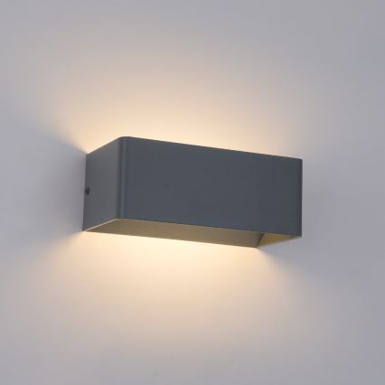 Brilagi - LED Venkovní nástěnné svítidlo DONNANI LED/7W/230V 20 cm antracit IP44