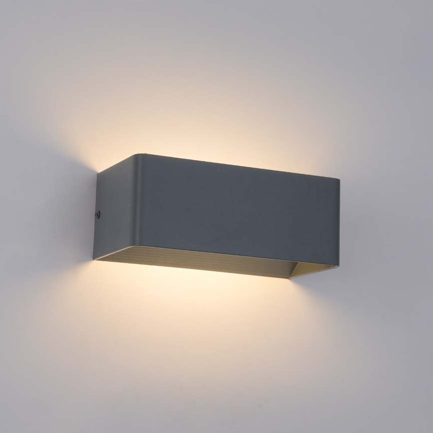 Brilagi - LED Venkovní nástěnné svítidlo DONNANI LED/7W/230V 20 cm antracit IP44