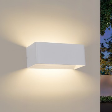 Brilagi - LED Venkovní nástěnné svítidlo DONNANI LED/7W/230V 20 cm bílá IP44