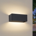 Brilagi - LED Venkovní nástěnné svítidlo DONNANI LED/7W/230V 20 cm černá IP44