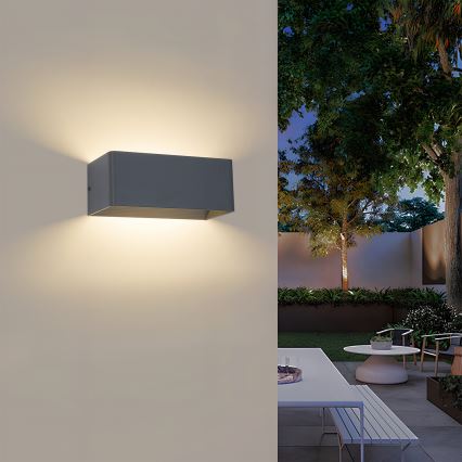 Brilagi - LED Venkovní nástěnné svítidlo DONNANI LED/7W/230V antracit IP44