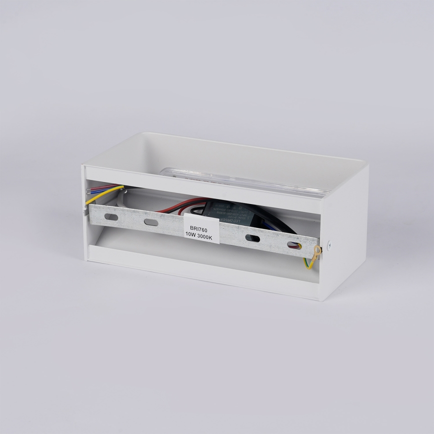 Brilagi - LED Venkovní nástěnné svítidlo DONNANI LED/7W/230V bílá IP44