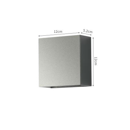 Brilagi - LED Venkovní nástěnné svítidlo DOUBLERAY LED/4W/230V antracit IP65