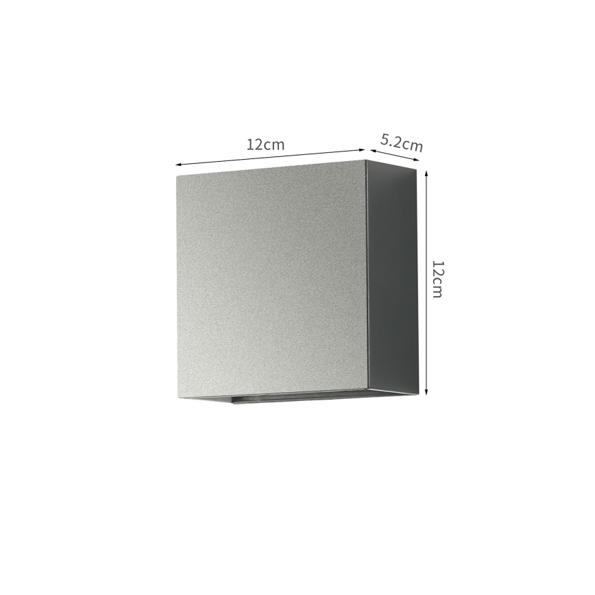 Brilagi - LED Venkovní nástěnné svítidlo DOUBLERAY LED/4W/230V antracit IP65