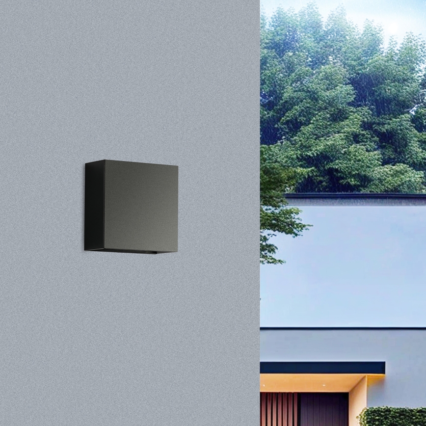 Brilagi - LED Venkovní nástěnné svítidlo DOUBLERAY LED/4W/230V černá IP65