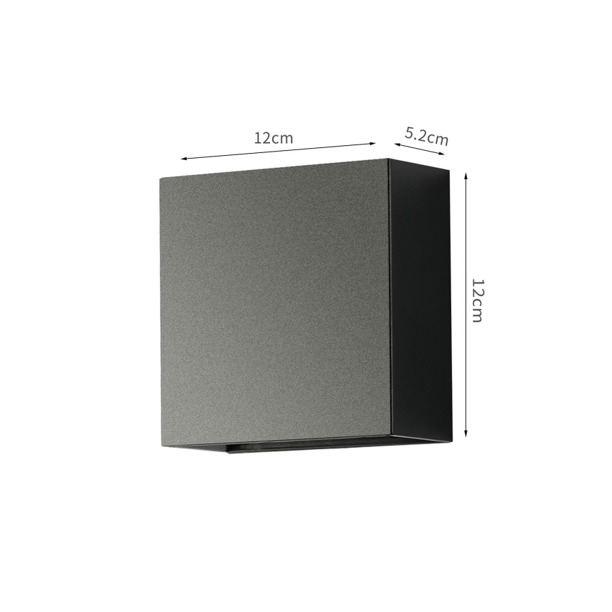 Brilagi - LED Venkovní nástěnné svítidlo DOUBLERAY LED/4W/230V černá IP65