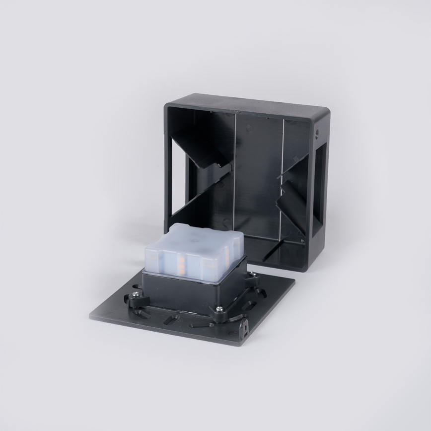 Brilagi -LED Venkovní nástěnné svítidlo DOUBLERAY LINE LED/6W/230V antracit IP54