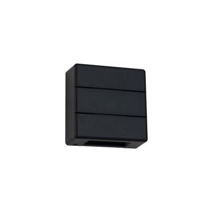 Brilagi - LED Venkovní nástěnné svítidlo DOUBLERAY LINE LED/6W/230V černá IP54