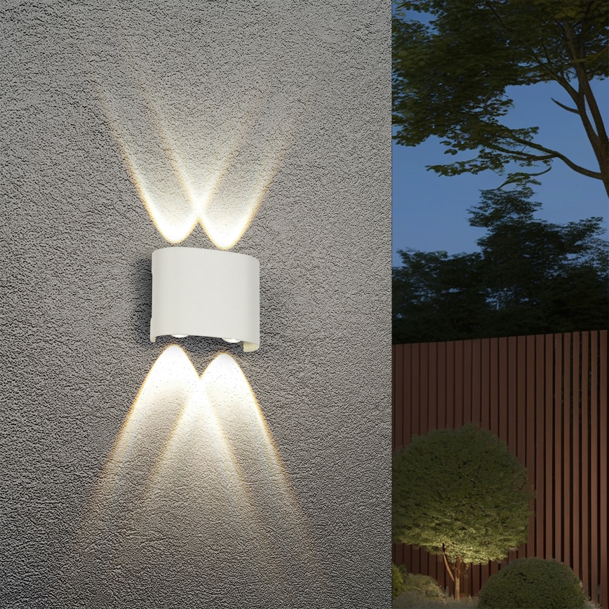 Brilagi - LED Venkovní nástěnné svítidlo FLAREBOX LED/4W/230V bílá IP65
