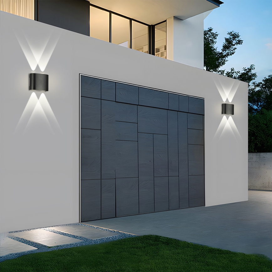 Brilagi - LED Venkovní nástěnné svítidlo FLAREBOX LED/4W/230V černá IP65