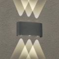 Brilagi - LED Venkovní nástěnné svítidlo FLAREBOX LED/6W/230V antracit IP65
