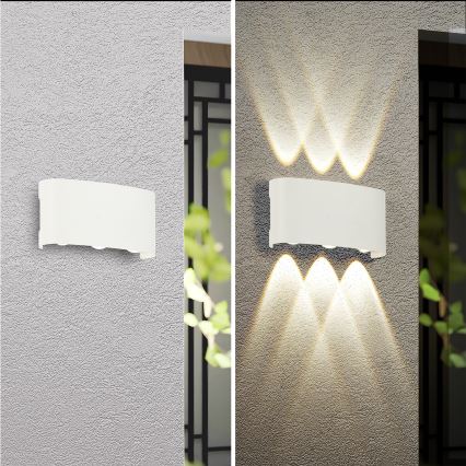 Brilagi - LED Venkovní nástěnné svítidlo FLAREBOX LED/6W/230V bílá IP65